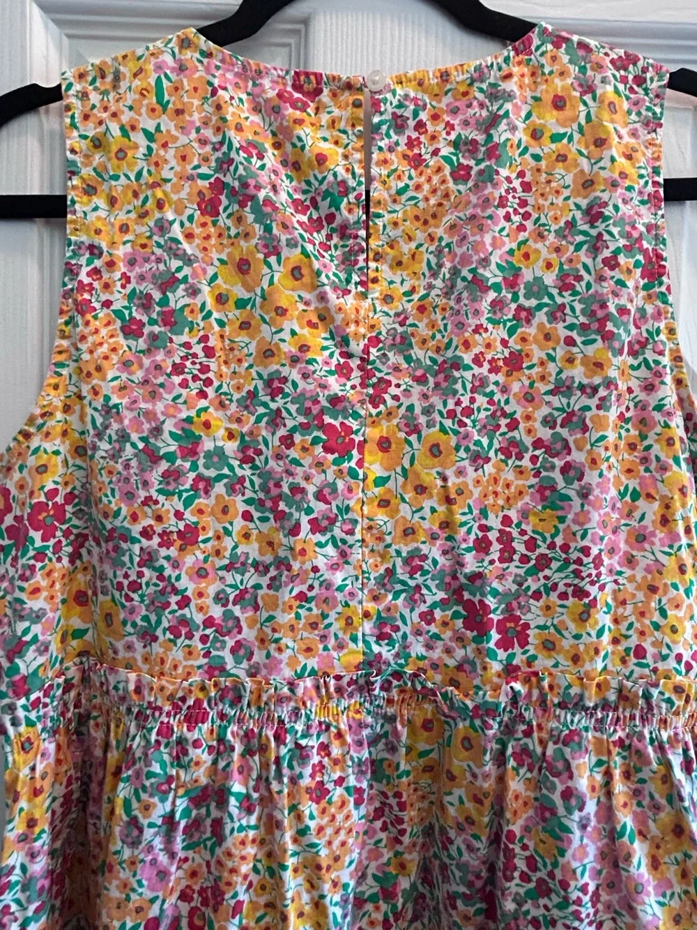 J. Crew Floral Sleeveless Tiered Maxi Dress Size 2